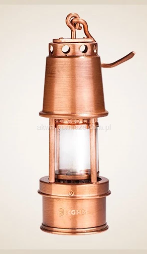Lampa wkaźnikowa olejowa miedziana