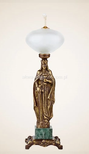 Św. Barbara - lampa oliwna 33 cm