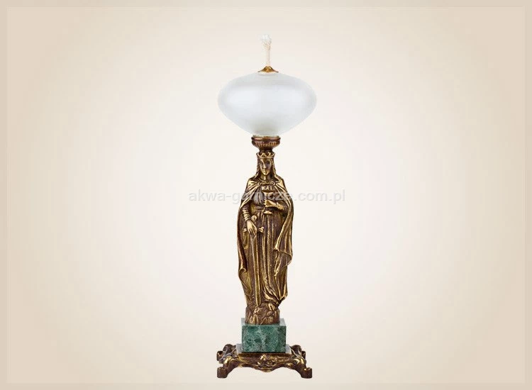 Św. Barbara-lampa oliwna 33 cm