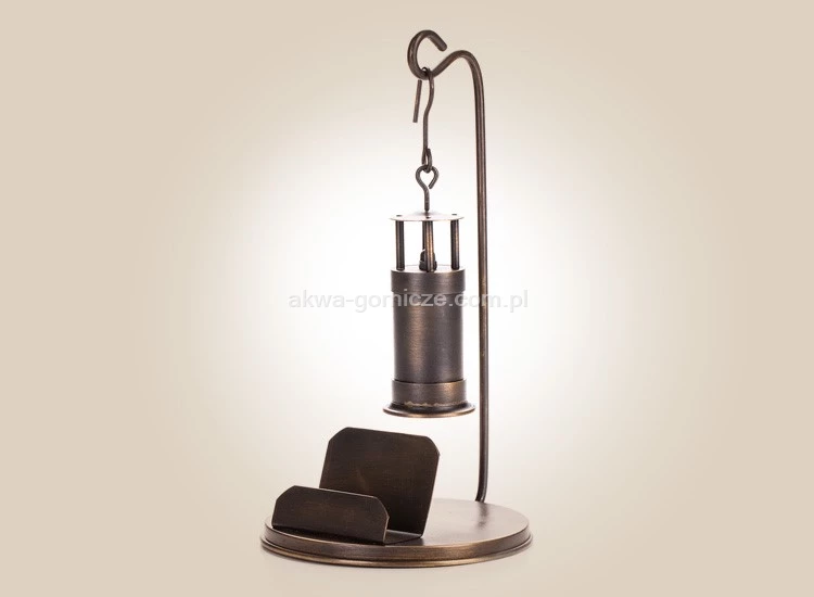 Miniatury lamp górniczych -Lampa akumulatorowa na podstawie 20 cm