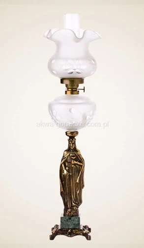 Święta Barbara lampa naftowa 58cm