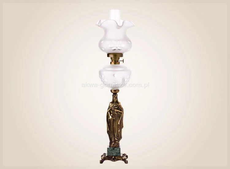 Św. Barbara-lampa naftowa 58 cm