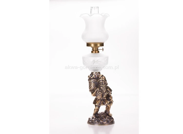 Lampa naftowa Skarbnik z koszem 40 cm